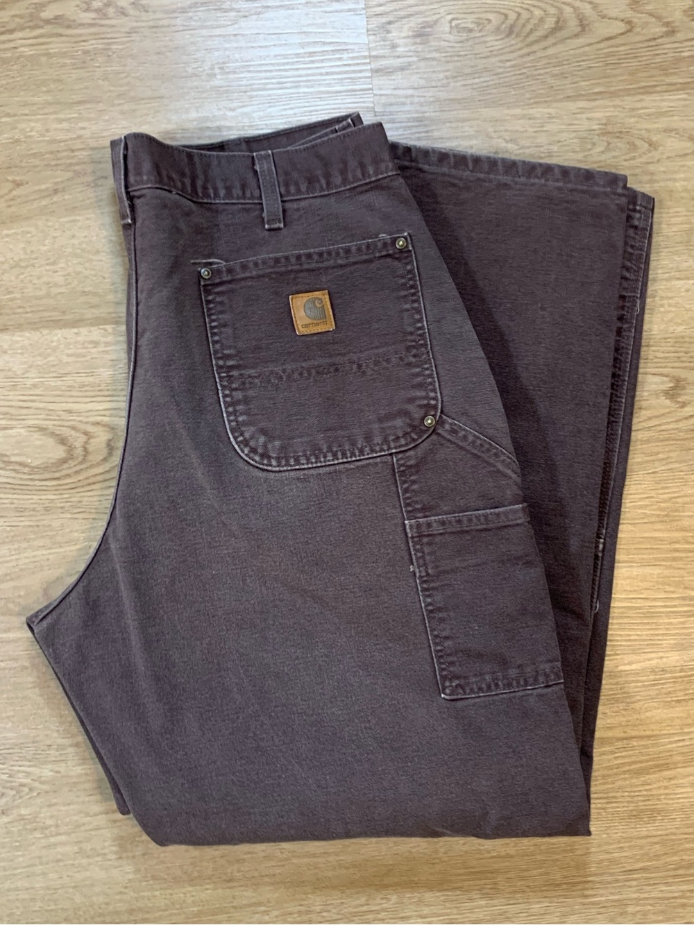 Carhartt Loose Straight Double Front Dinagree Carpenter Pant B136 size 38 x 32